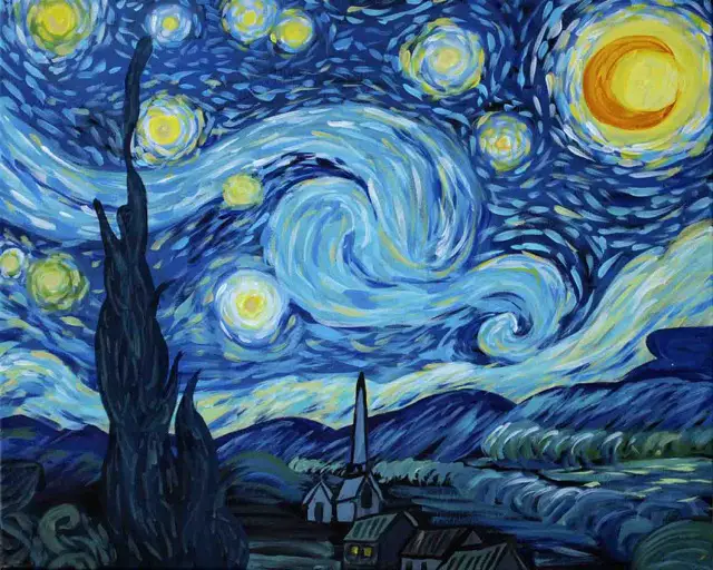 van Gogh’s starry night