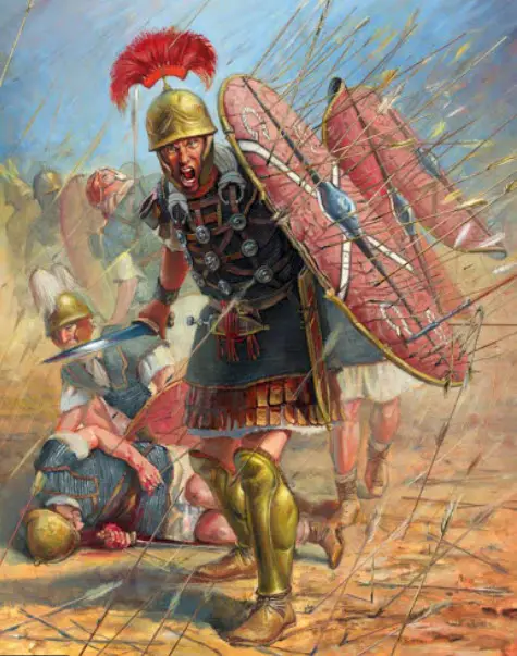 An image during the battle of Dyrrhachium