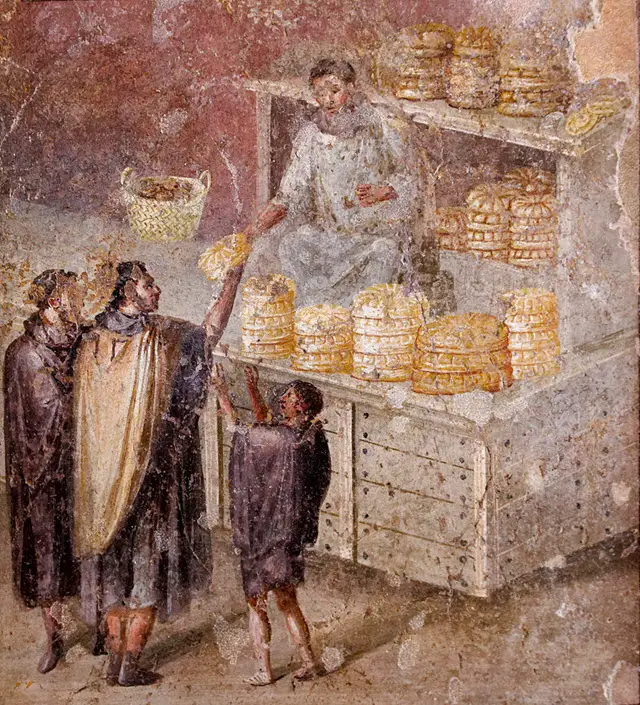 Sale of bread - Ancient Rome