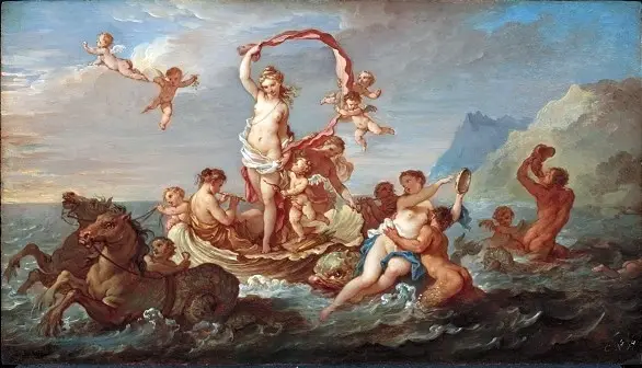 Hera with sea gods