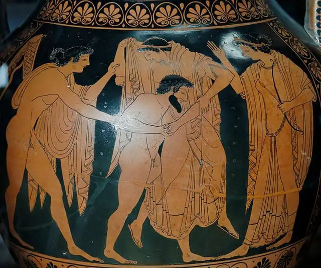 Rape of Greek Goddess Leto