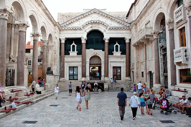 A recent picture of the Diocletian’s Palace, Split, Croatia