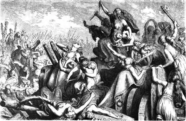 An image of the Battle of Aquae Sextiae