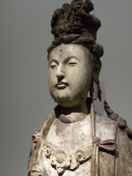 Ancient wooden Bodhisattva from the Dynasty of Song