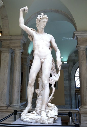 Statue of Roman God Apollo 
