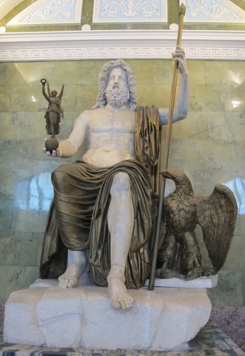 Statue of Roman God Jupiter
