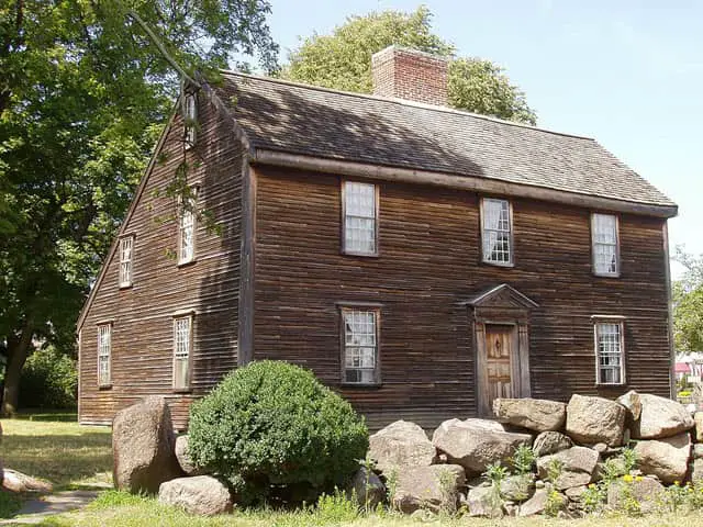 The birthplace of John Adams, Quincy, Massachusetts