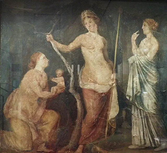 An image of Juno Lucina and Goddess Aphrodite