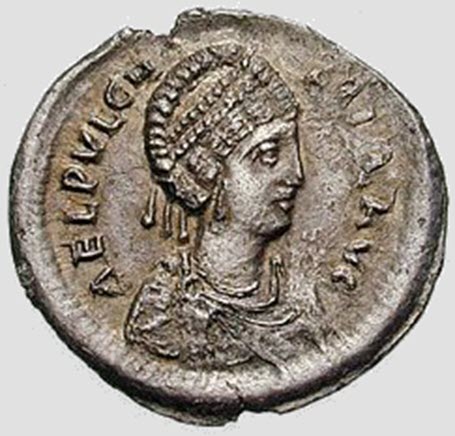 The coin of Aelia Pulcheria