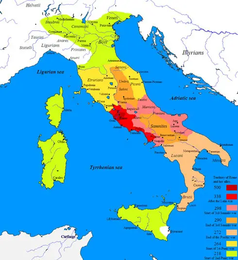 Ancient Roman Expansion in Italy