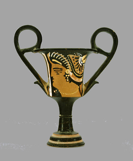 A drinking glass of ancient Greece