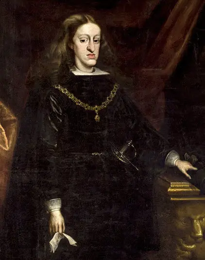 A painting of Charles II of Spain