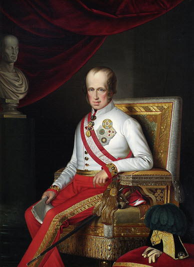 A painting of Emperor Ferdinand I of Austria