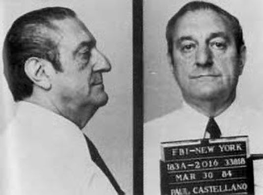 A photo of American crime boss Paul Castellano