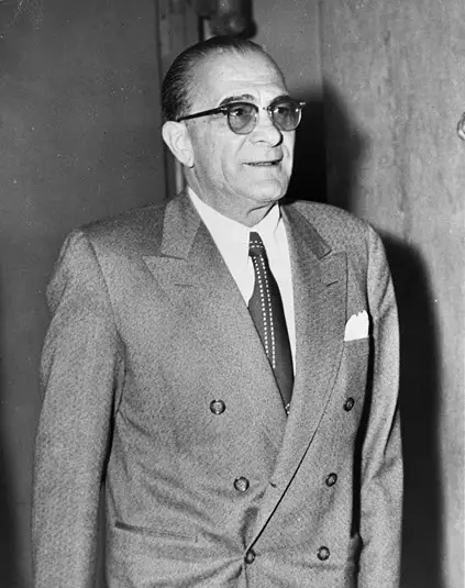 A photo of American mobster Veto Genovese 