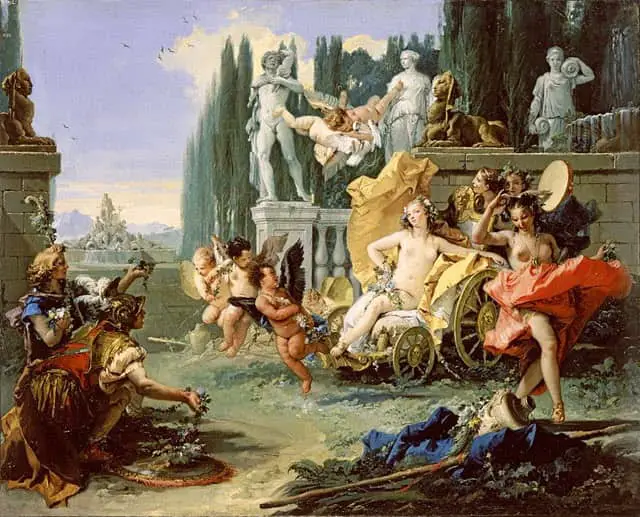 A portrait depicting prostitutes of Ancient Rome