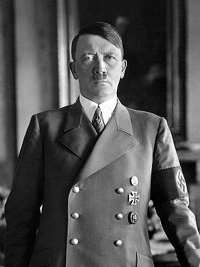 A portrait of Adolf Hitler