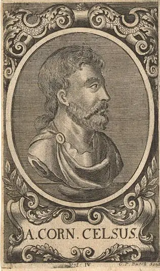 A portrait of Ancient Roman Encyclopaedist Aulus Cornelius Celsus