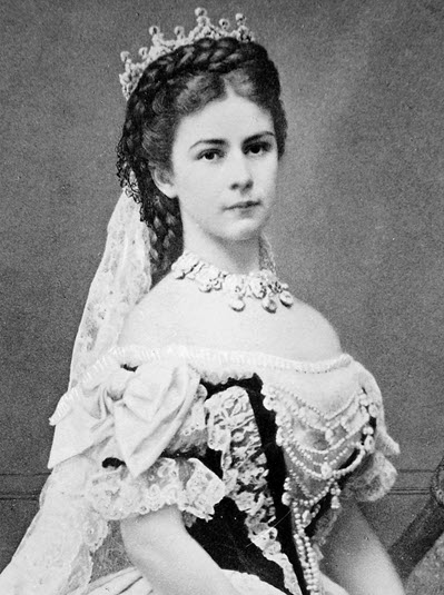 A portrait of Austrian Empress Elizabeth