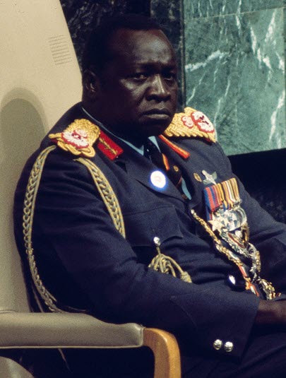 A portrait of Idi Amin