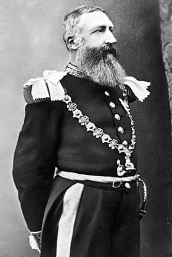 A portrait of Leopold II of Belgium