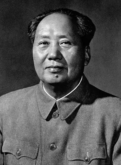 A portrait of Mao Tse-Tung