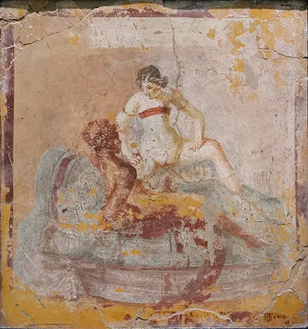 A scene of prostitution from Ancient Rome