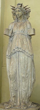 A statue of Greek Goddess Hecate