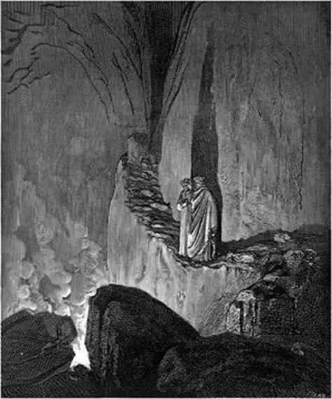 Dore's illustration of Virgil addressing the false counselors