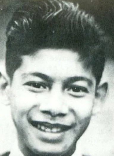 A childhood photo of Charles Sobhraj