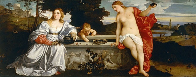 A painting with Renaissance and Baroque techniques