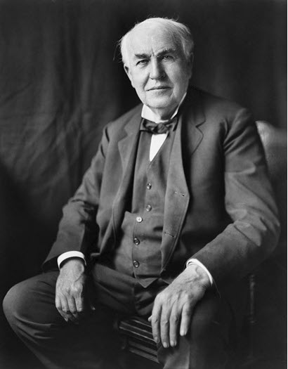 A successful inventor Thomas Edison