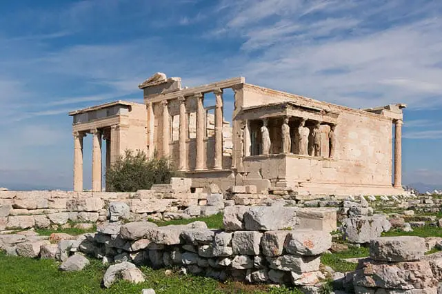 An image of The Erechtheum, Acropolis, Athens, Greece