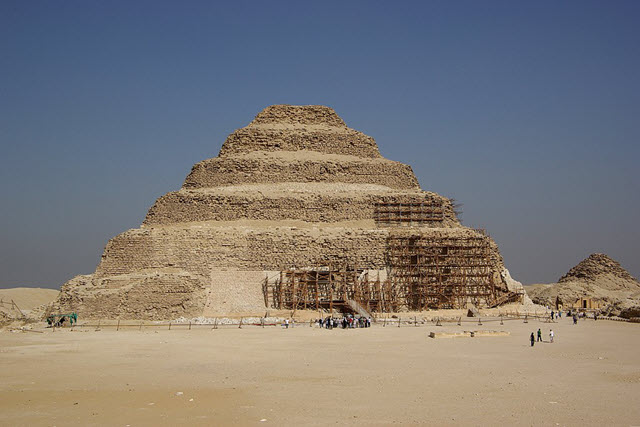 Pyramid of Djoser from Old Kingdom of Egypt