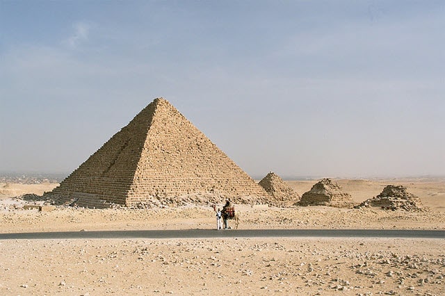 The Pyramid of Menkaure by Egyptian Pharaoh Menkaure