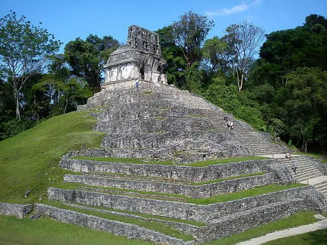 A modern image of Temple of the Cross, Palenque