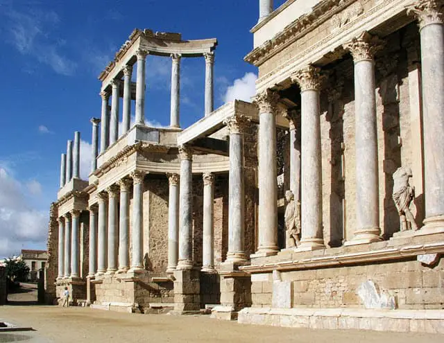 Ancient Roman theatre in Spain