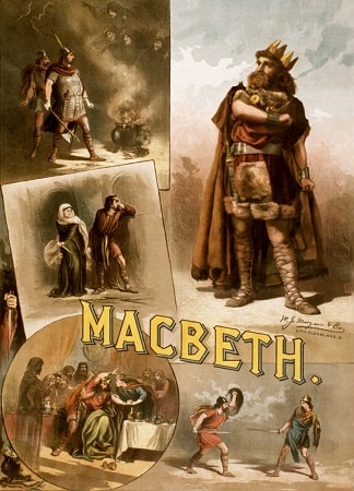 A poster for American production of Macbeth