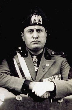 Benito Mussolini in Military Uniform