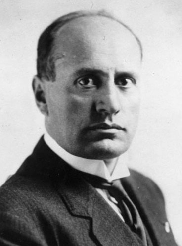 Benito Mussolini in 1920