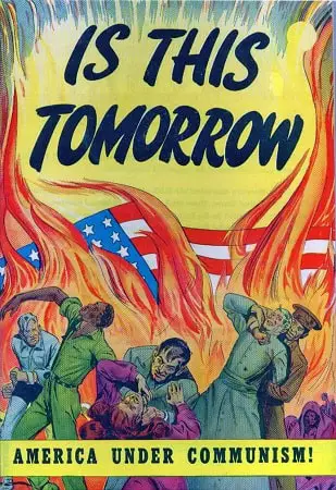 Front cover of a US anti communist propaganda