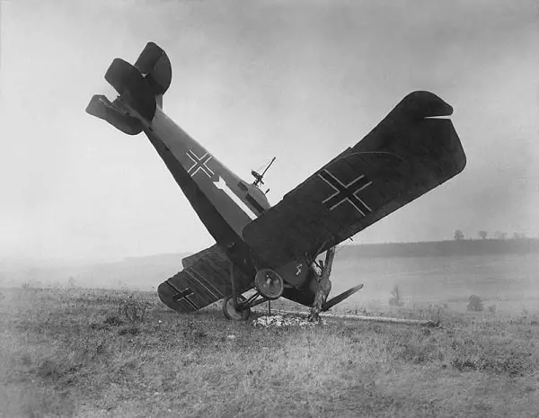 German Hannover CL III shot down