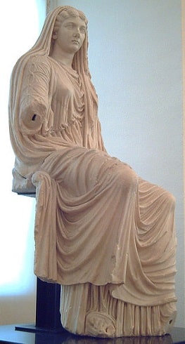 Livia Drusilla statue, from Paestum
