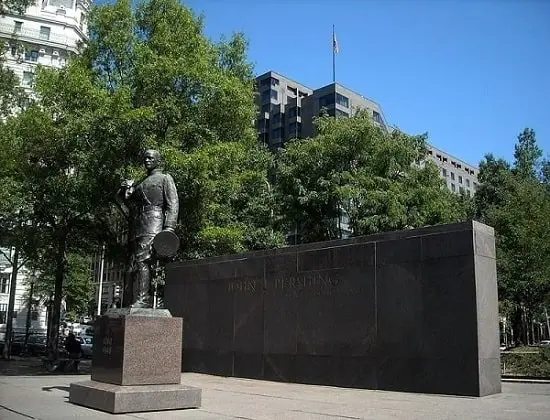 John J. Pershing, National World War 1 Memorial in Pershing Park