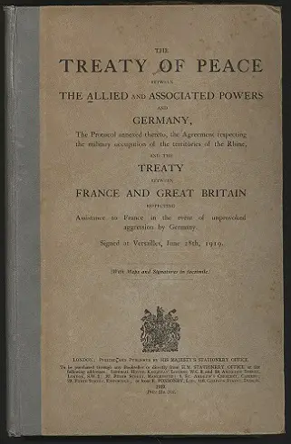 The treaty of peace between the allied and associated powers and Germany