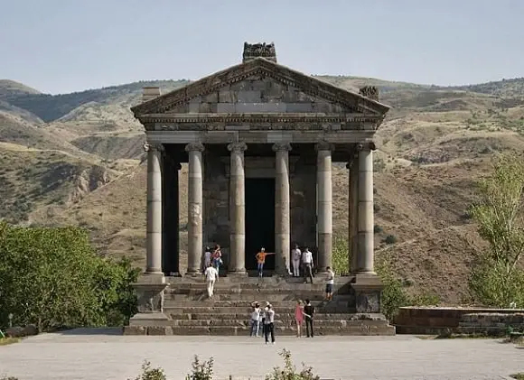 Temple of Garni, Front View
