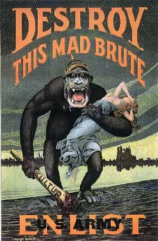 World War 1 propaganda poster promoting enlistment in the U.S. Army