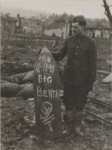 A 42cm ammunition in 1918
