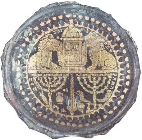 Jewish ritual objects depicted in 2nd century from Rome