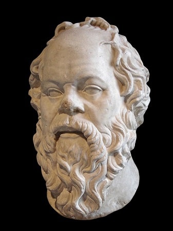 Marble-Portrait-of-Socrates-Roman-artwork-1st-century